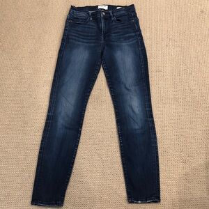 Frame Denim Dark Blue Skinny Jeans